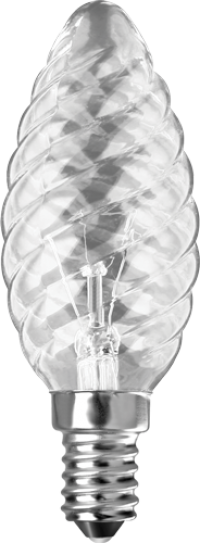 Лампа накаливания MIC Camelion 60/TC/CL/E14 прозрачная свеча витая 