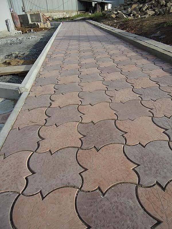 Плитка тротуарная Кленовый лист (Клен) по доступным ценам в Орехово-Зуево