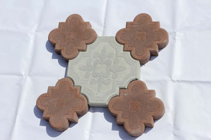 Плитка тротуарная «Ромашка» по доступным ценам в Орехово-Зуево