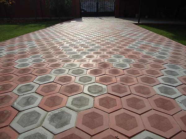 Плитка тротуарная «Шестигранник» по доступным ценам в Орехово-Зуево