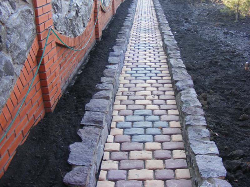 Плитка тротуарная «Средневековая» по доступным ценам в Орехово-Зуево