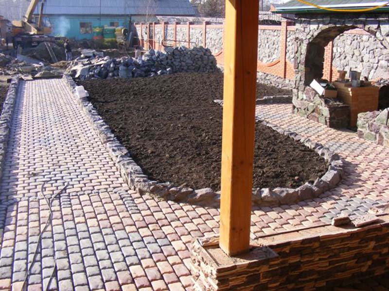 Плитка тротуарная «Средневековая» по доступным ценам в Орехово-Зуево