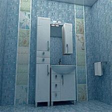 Тумба с раковиной Triton Диана 65 с 3 ящиками