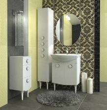 Тумба с раковиной Triton Лира 55 с дверцами