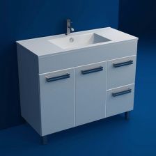 Тумба с раковиной Triton Ника 120 с двумя дверьми и двумя ящиками