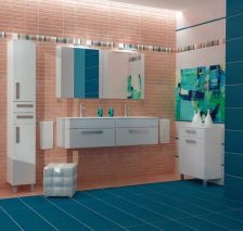 Тумба с раковиной Triton Ника 80 подвесная с одним ящиком