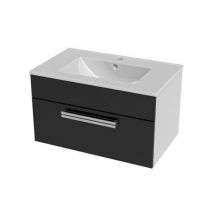 Тумба с раковиной Triton Ника цветная 60 подвесная с одним ящиком