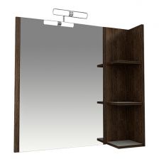 Зеркало Triton ЭКО-wood 55 с подсветкой