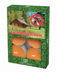 Kukina Raffinata Свеча антимоскитная от комаров гильзы 6 шт 